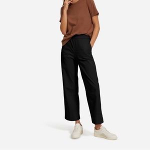 EVERLANE The Easy Pants in Black Size 0